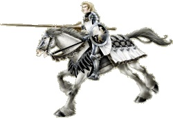 Paladin Riding a Horse