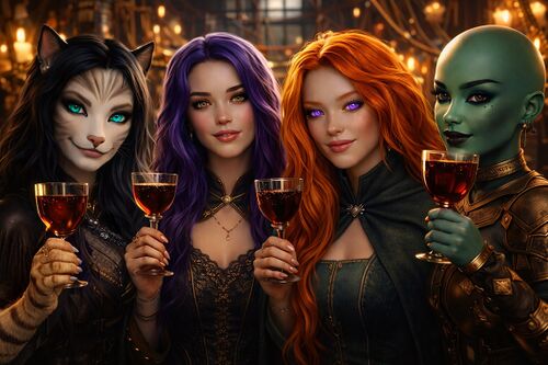 The Ladies of The Ship ~ Allye, Shaylynne, Kiashandra, Felicini