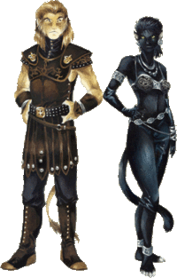 Male and Female Prydaen