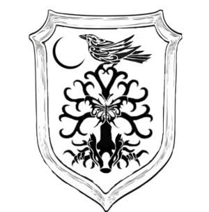Family crest of Nars Enots Lapene (House of the Shadowed Bower)